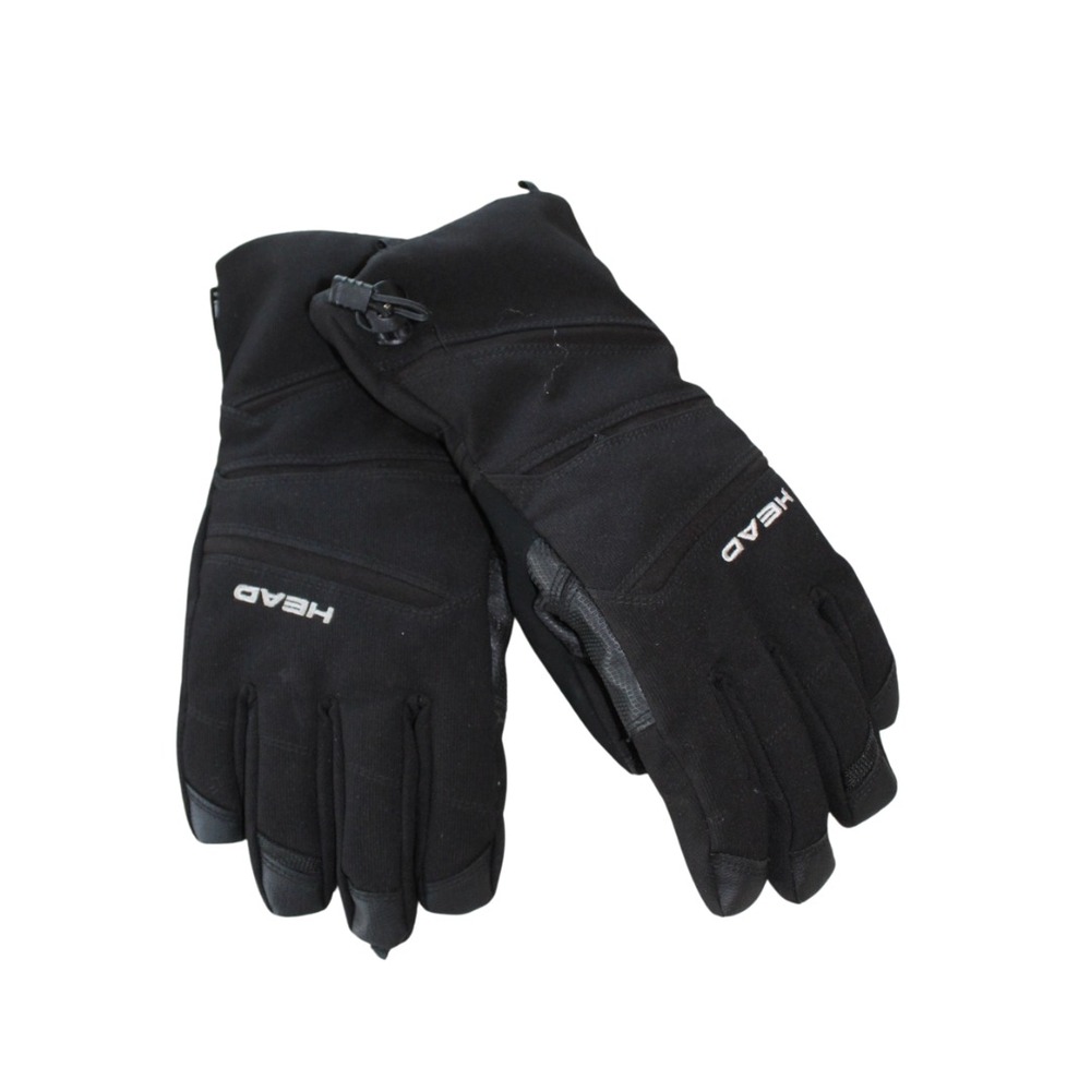 Head  Mens‎ Small Black Insulated Warm Five Finger Winter Glove